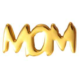 Earstud MOM - word 1 pcs / Lulu Copenhagen
